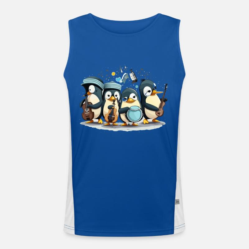 The Penguin Band Men's Functional Contrast Tank Top 