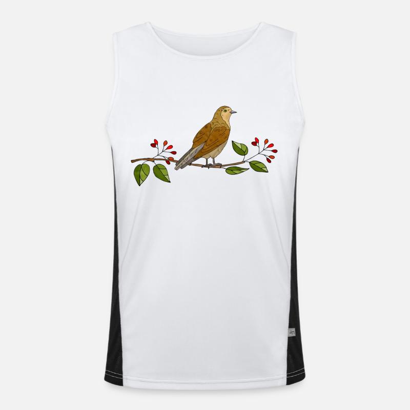 Oiseau Débardeur respirant contrasté Homme 