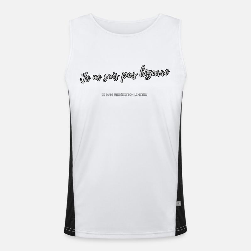 Weird Men's Functional Contrast Tank Top 