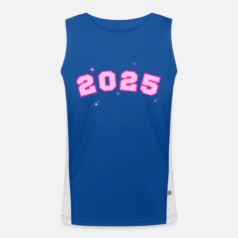 2025 rose étoile Débardeur respirant contrasté Homme 