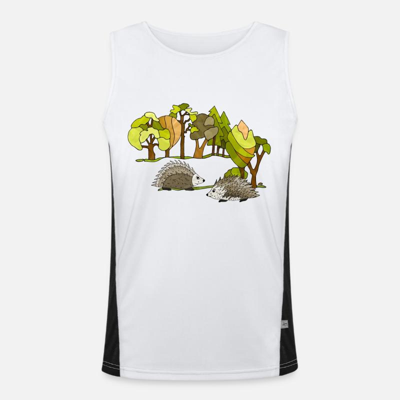 Hedgehogs Men's Functional Contrast Tank Top 