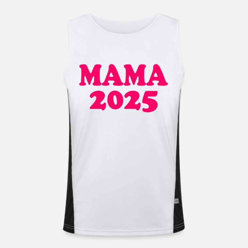 Mama 2025 Débardeur respirant contrasté Homme 