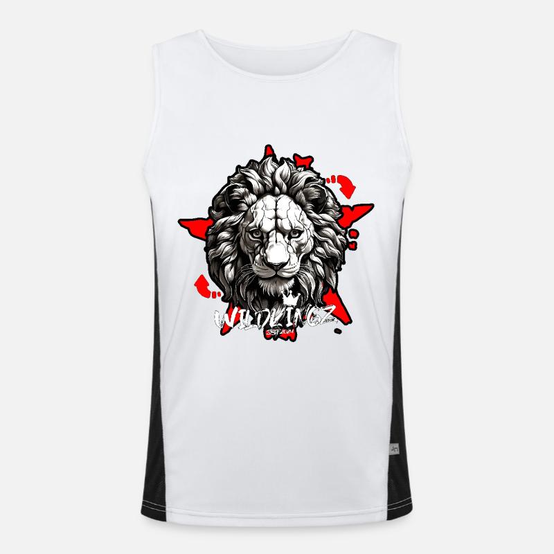 Lion Débardeur respirant contrasté Homme 