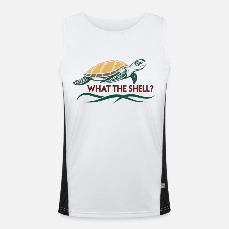 What the Shell? Men's Functional Contrast Tank Top 
