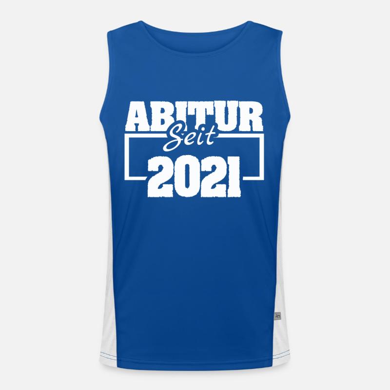 High School Graduate 2021 Men's Functional Contrast Tank Top 