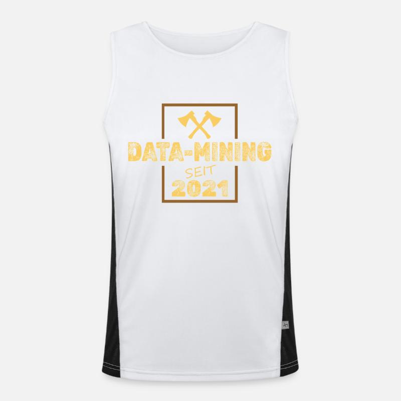 Data 2021 Men's Functional Contrast Tank Top 