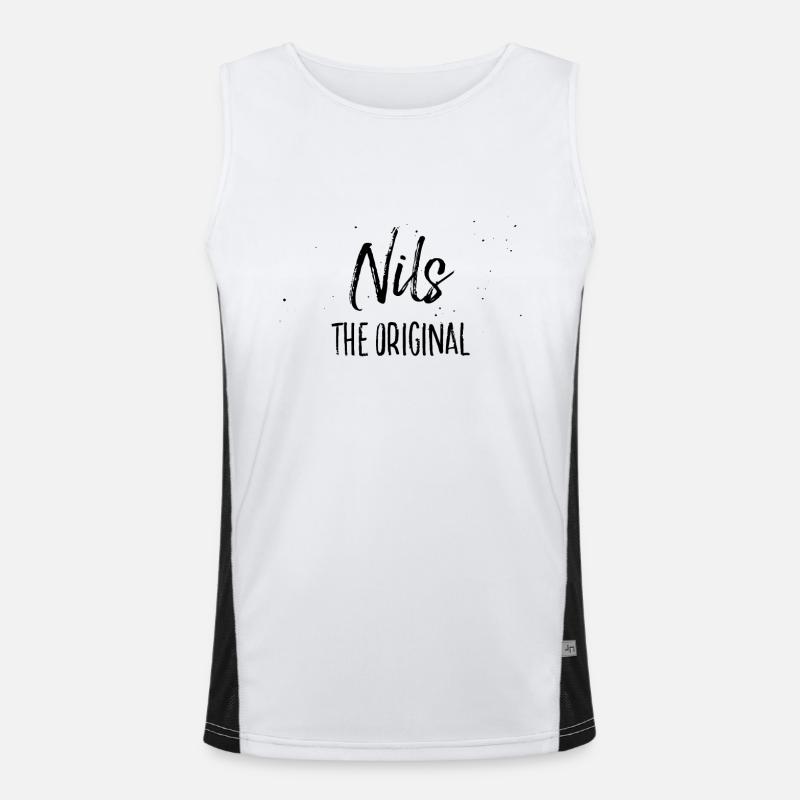 Nils Funktionelles Kontrast-Tank Top für Männer 