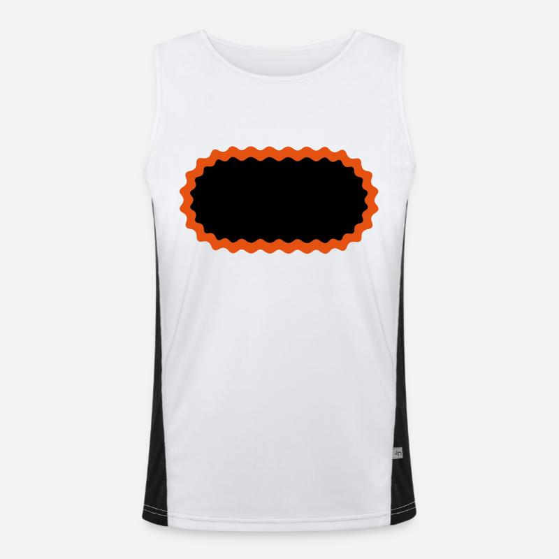 Bicycle patches Men's Functional Contrast Tank Top 