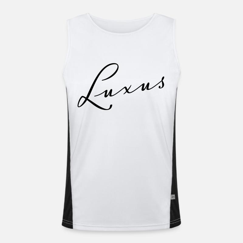luxury Men's Functional Contrast Tank Top 