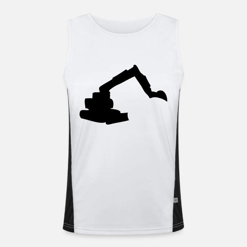 bagger Funktionelles Kontrast-Tank Top für Männer 