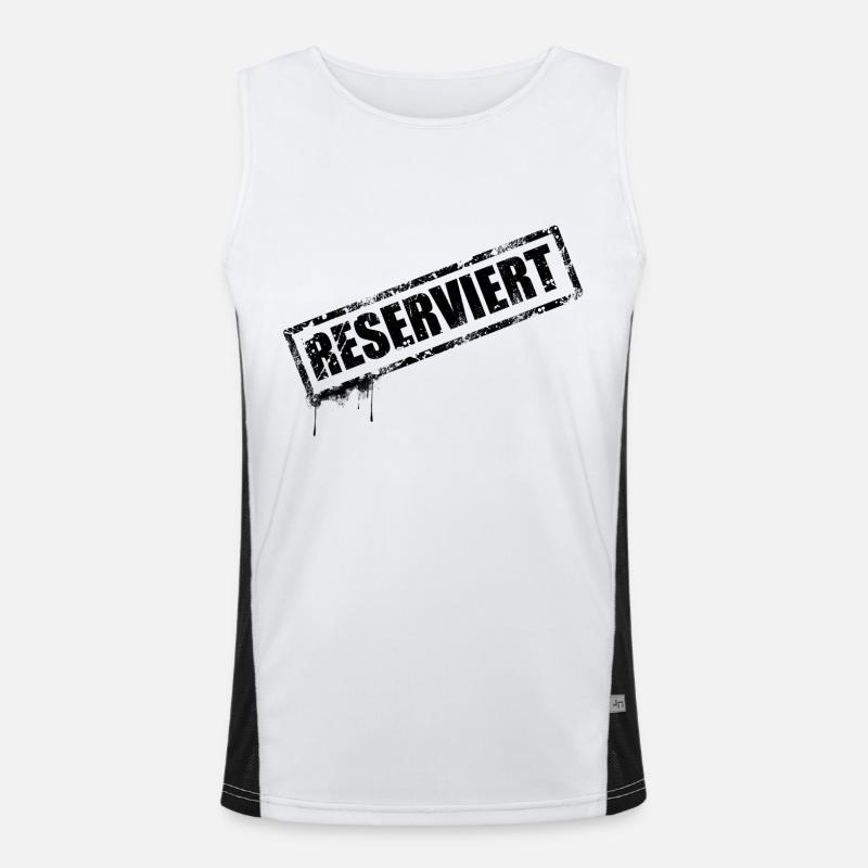 Reserviert_2 Funktionelles Kontrast-Tank Top für Männer 