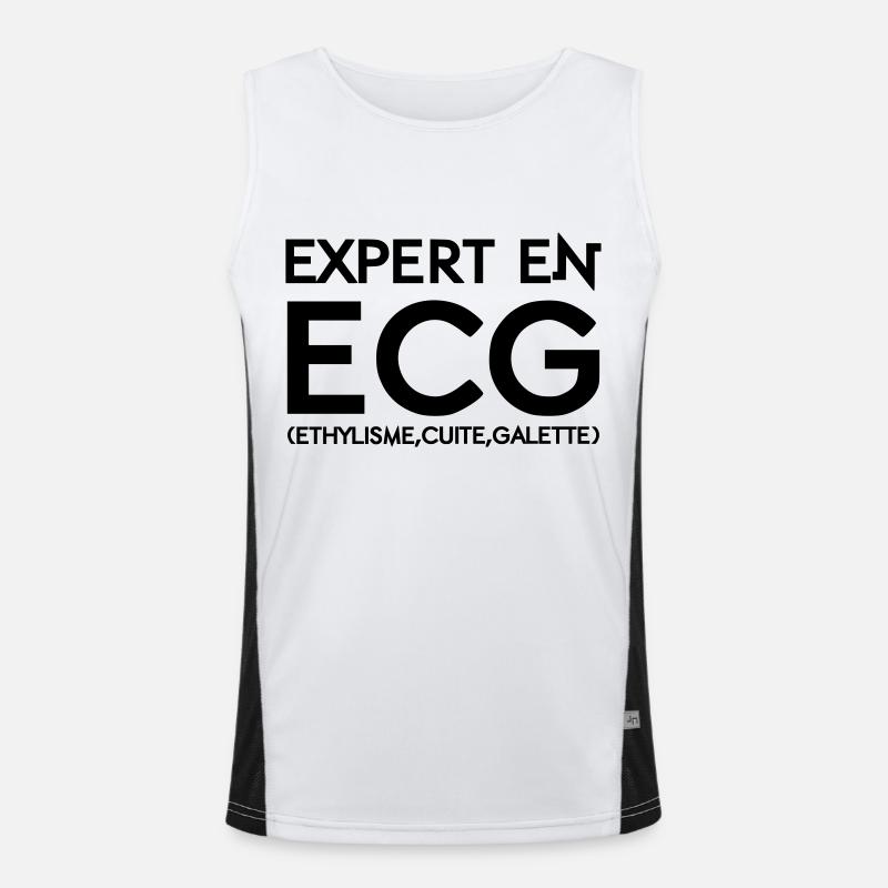 Experten-EKG Funktionelles Kontrast-Tank Top für Männer 