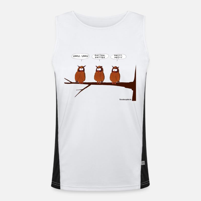 Uhus Funktionelles Kontrast-Tank Top für Männer 