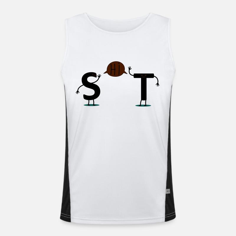 shit Débardeur respirant contrasté Homme 