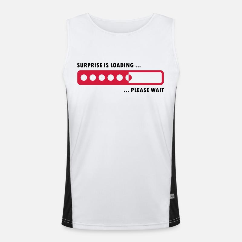 surprise is loading Men's Functional Contrast Tank Top 