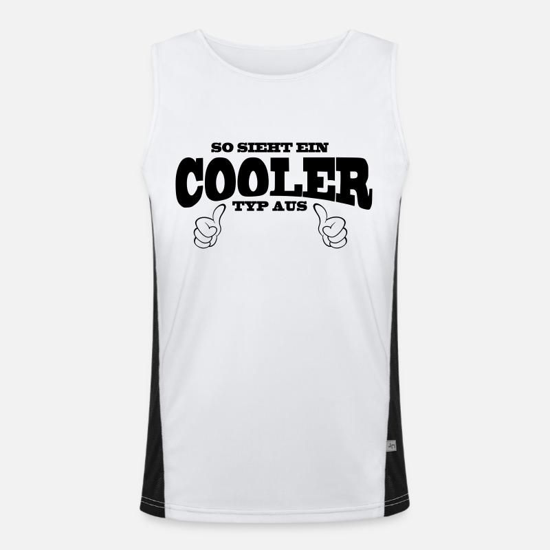 Cooler Typ Funktionelles Kontrast-Tank Top für Männer 