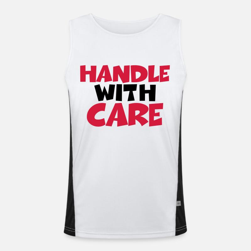 Handle with care Débardeur respirant contrasté Homme 