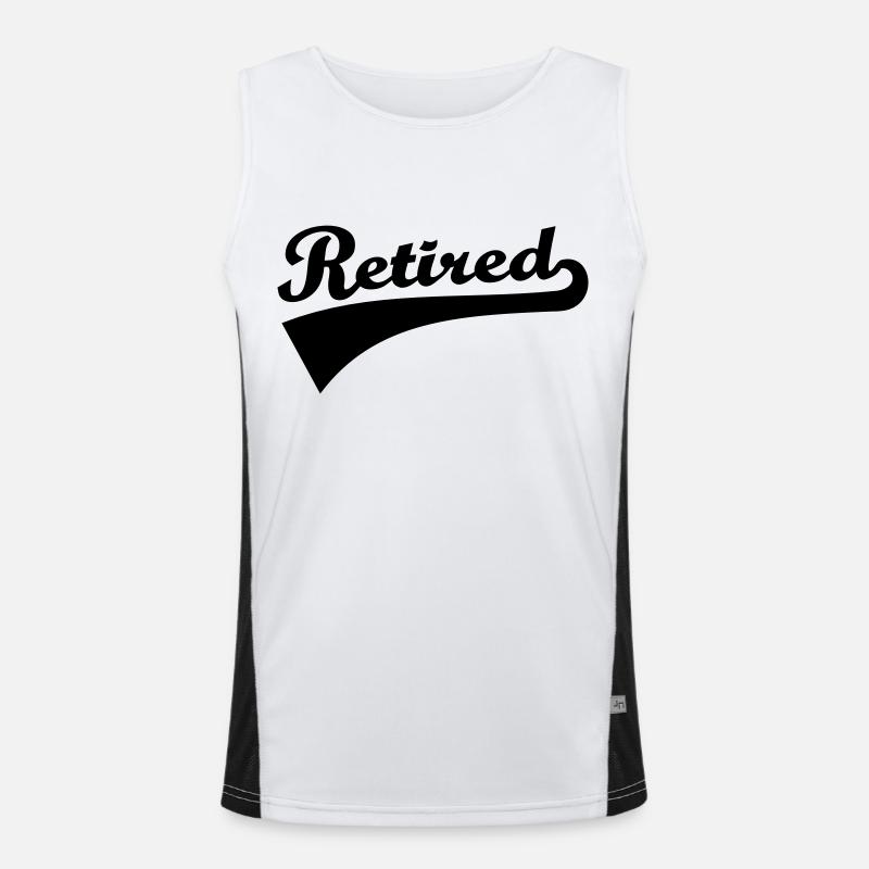 Retired Men's Functional Contrast Tank Top 