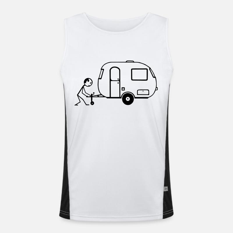 Caravan Funktionelles Kontrast-Tank Top für Männer 