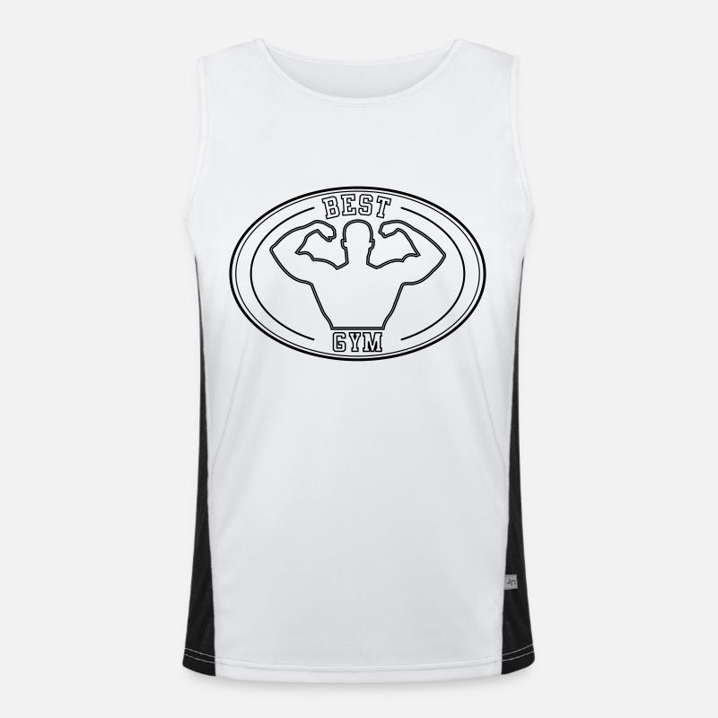 bodybuilder Funktionelles Kontrast-Tank Top für Männer 