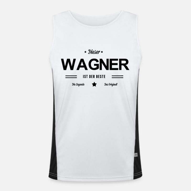 Bester Wagner Funktionelles Kontrast-Tank Top für Männer 