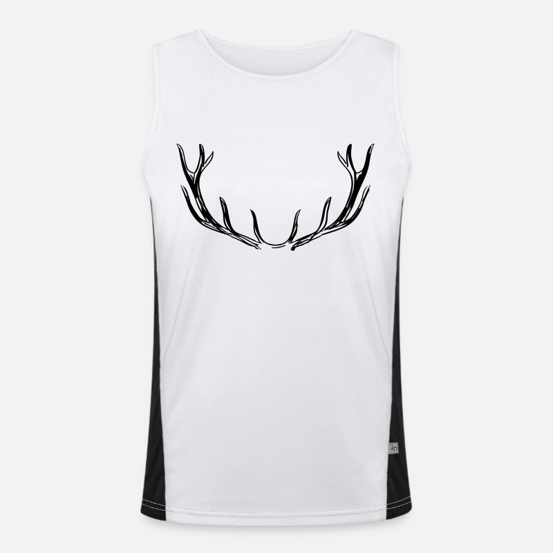 Vintage Antlers Men's Functional Contrast Tank Top 