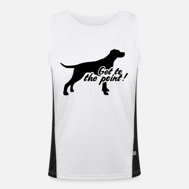 English Pointer Men's Functional Contrast Tank Top 