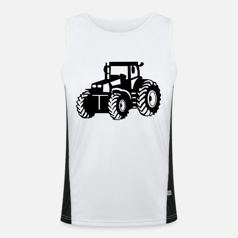 traktor_001 Men's Functional Contrast Tank Top 