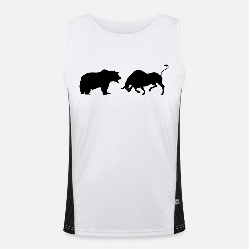 bitcoin Débardeur respirant contrasté Homme 