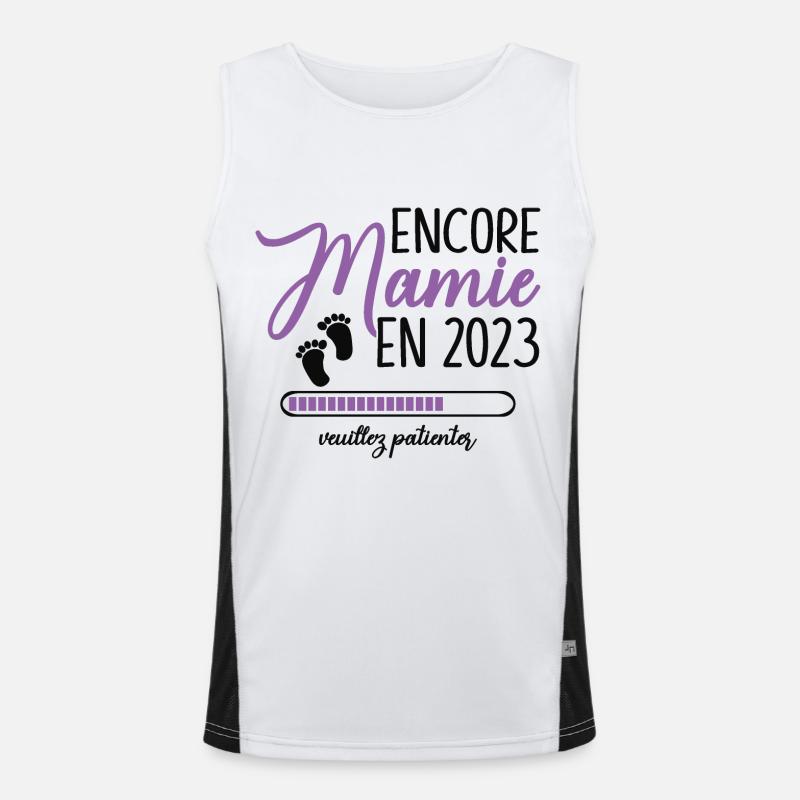Encore Mamie 2023 Cadeau Future Grand Mère Débardeur respirant contrasté Homme 