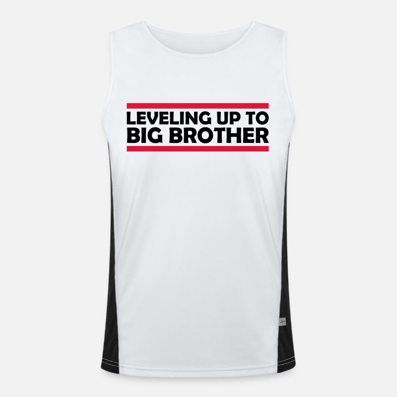 Leveling up big brother Men's Functional Contrast Tank Top 