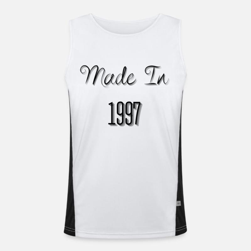 Created in 1997 Men's Functional Contrast Tank Top 