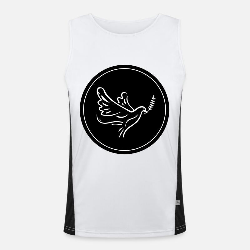 Pigeon Circle Men's Functional Contrast Tank Top 