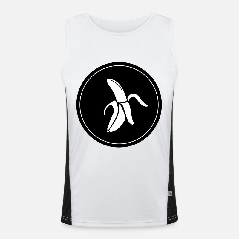 Banana Icon Men's Functional Contrast Tank Top 