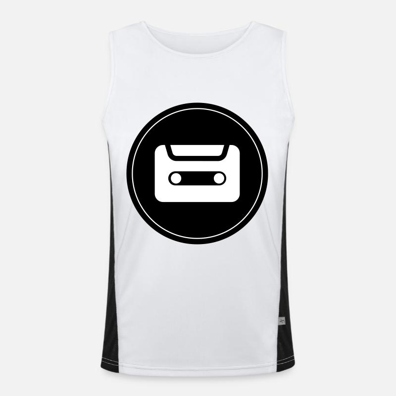 Cassette Symbol Men's Functional Contrast Tank Top 