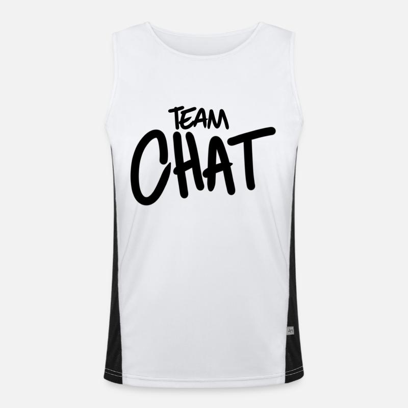team chat Débardeur respirant contrasté Homme 