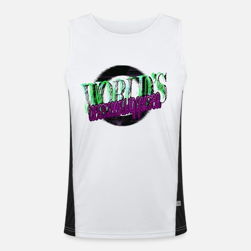 golf swing golflove golf golfing golfbag golfdad Funktionelles Kontrast-Tank Top für Männer 