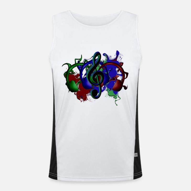 Clef de casque Débardeur respirant contrasté Homme 