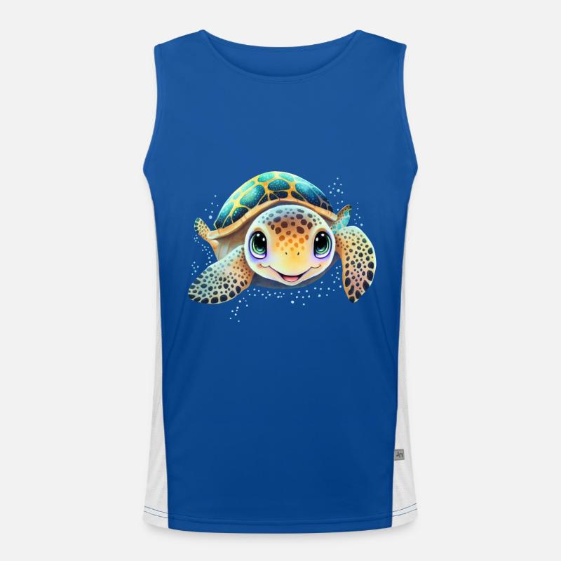 Turtle Men's Functional Contrast Tank Top 