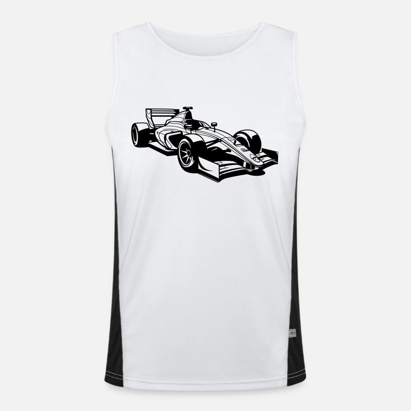 Voiture de course Débardeur respirant contrasté Homme 