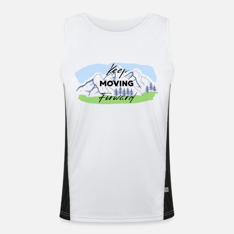 Keep Moving Forward Avanzar H1 Men's Functional Contrast Tank Top 