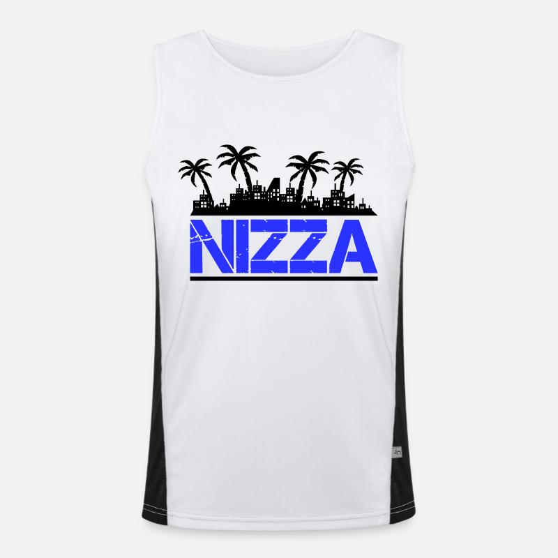 nizza Funktionelles Kontrast-Tank Top für Männer 
