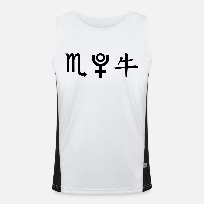 Scorpio Pluto Ox Men's Functional Contrast Tank Top 