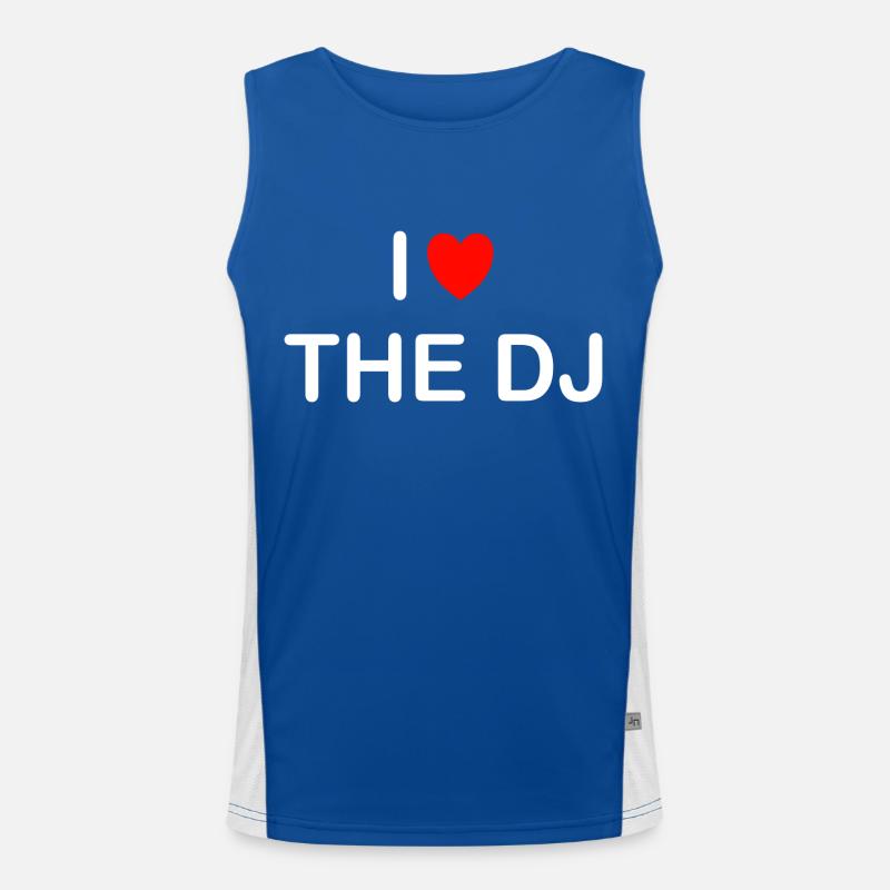 Techno J’adore le Dj Dicton Débardeur respirant contrasté Homme 