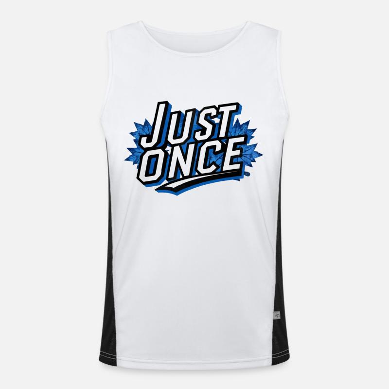 Maple Leafs Just Once Dark Men's Functional Contrast Tank Top 