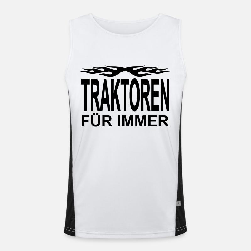 Traktor Funktionelles Kontrast-Tank Top für Männer 