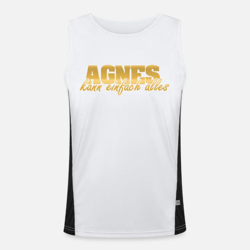 Mrs. Agnes Men's Functional Contrast Tank Top 