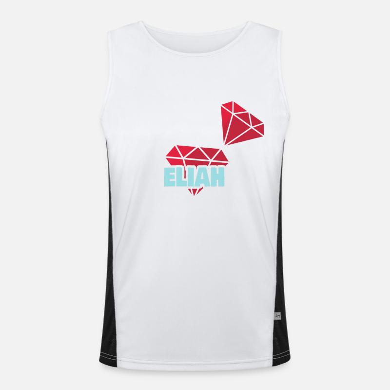 Elijah as Precious Men's Functional Contrast Tank Top 