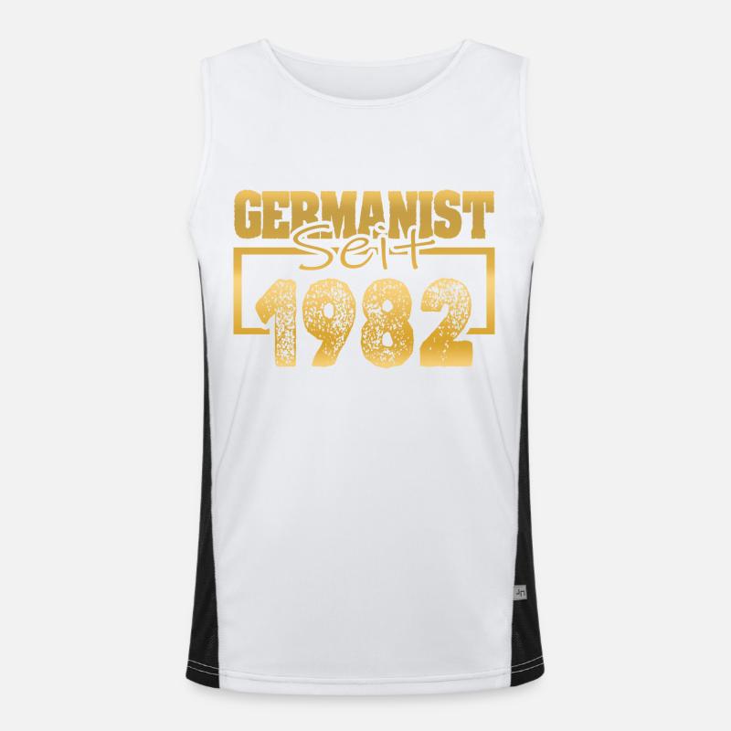 1982 Funktionelles Kontrast-Tank Top für Männer 
