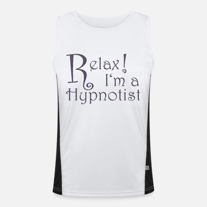 Relax! I'm a Hypnotist Men's Functional Contrast Tank Top 
